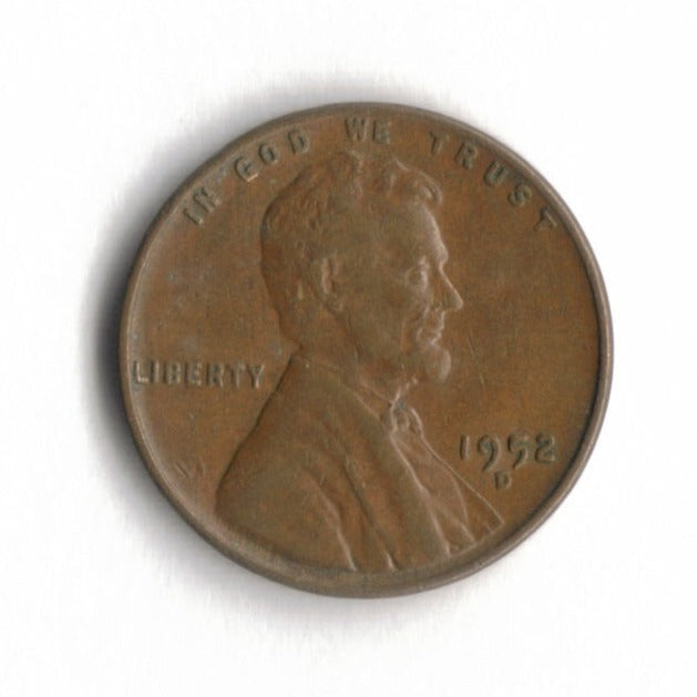 1952 D Lincoln Wheat Cent Penny VG 4