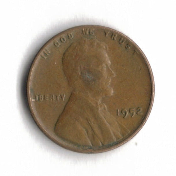 1952 P Lincoln Wheat Cent Penny VG 4