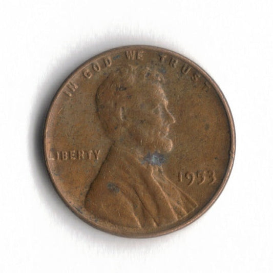 1953 P Lincoln Wheat Cent Penny VG 4