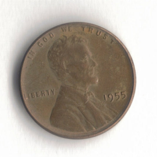 1955 P Lincoln Wheat Cent Penny VG 3