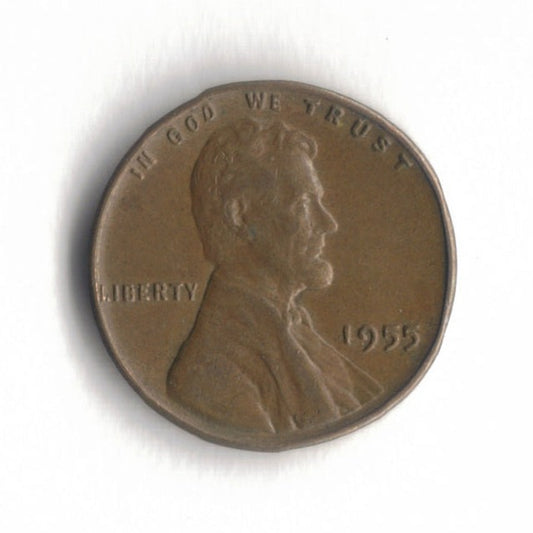 1955 P Lincoln Wheat Cent Penny VG 4