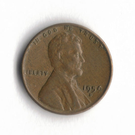 1959 D Lincoln Memorial Cent Penny VG 2