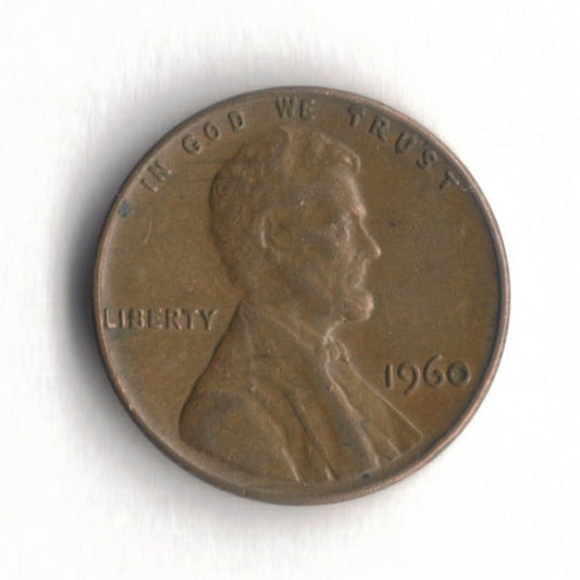 1960 P Lincoln Memorial Cent Penny VG 1