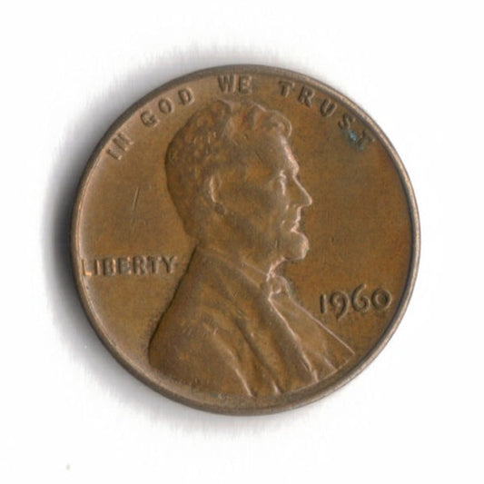 1960 P Lincoln Memorial Cent Penny VG 7