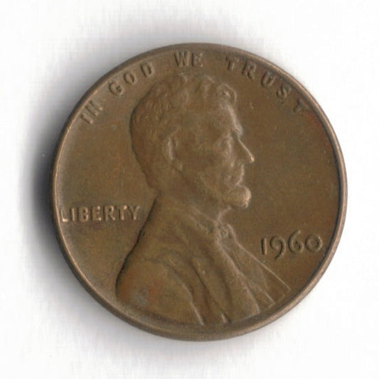 1960 P Lincoln Memorial Cent Penny VG 9