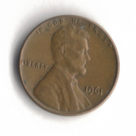 1961 P Lincoln Memorial Cent Penny VG 1