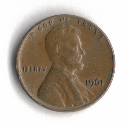 1961 P Lincoln Memorial Cent Penny VG 3