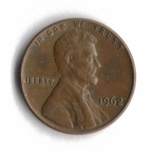 1962 P Lincoln Memorial Cent Penny VG 5