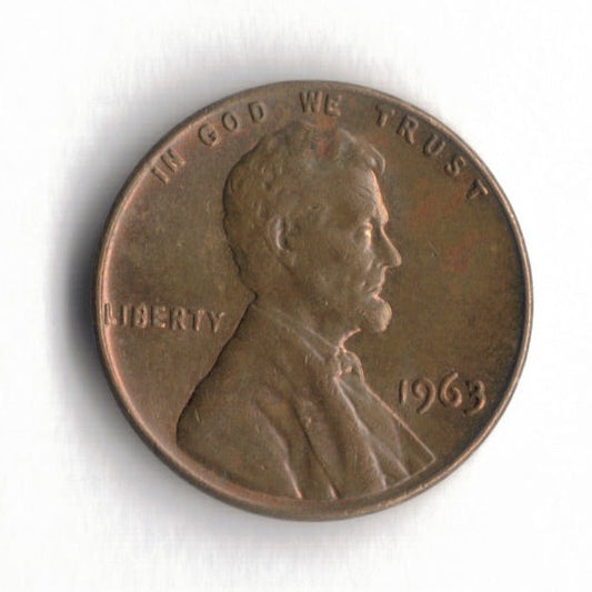 1963 P Lincoln Memorial Cent Penny VG 1