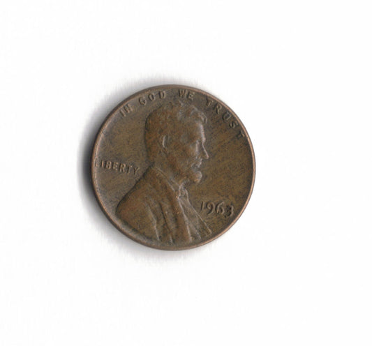 1963 P Lincoln Memorial Cent Penny VG 2