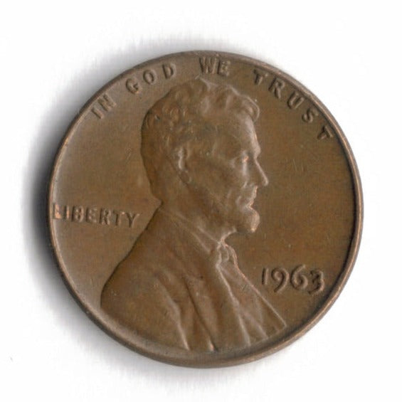 1963 P Lincoln Memorial Cent Penny VG 5