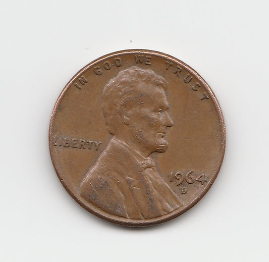 1964 D Lincoln Memorial Cent Penny VG 8