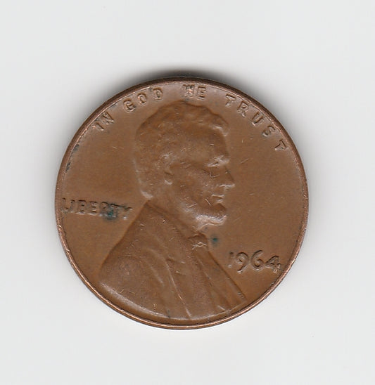 1964 P Lincoln Memorial Cent Penny VF 17