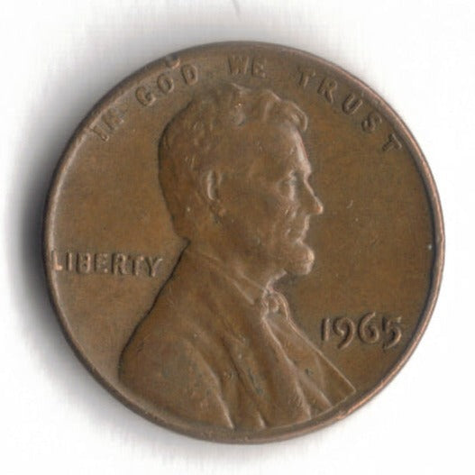 1965 Lincoln Memorial Cent Penny VG 4