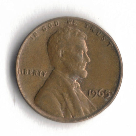 1965 Lincoln Memorial Cent Penny VG 5