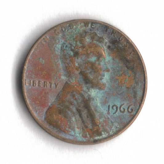 1966 Lincoln Memorial Cent Penny VG 9