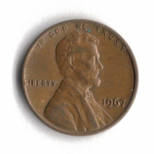 1967 Lincoln Memorial Cent Penny VG 12