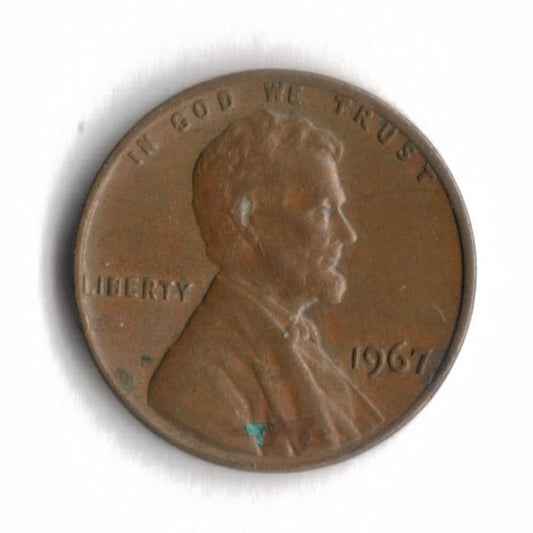 1967 Lincoln Memorial Cent Penny VG 14