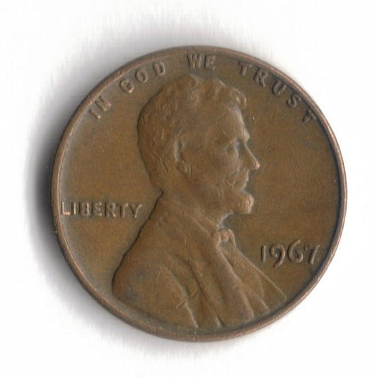 1967 Lincoln Memorial Cent Penny VG 5