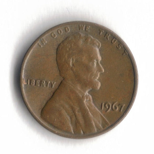 1967 Lincoln Memorial Cent Penny VG 6