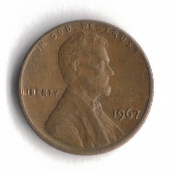 1967 Lincoln Memorial Cent Penny VG 7