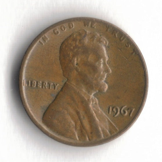 1967 Lincoln Memorial Cent Penny VG 8