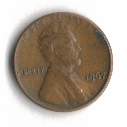 1967 Lincoln Memorial Cent Penny VG 9