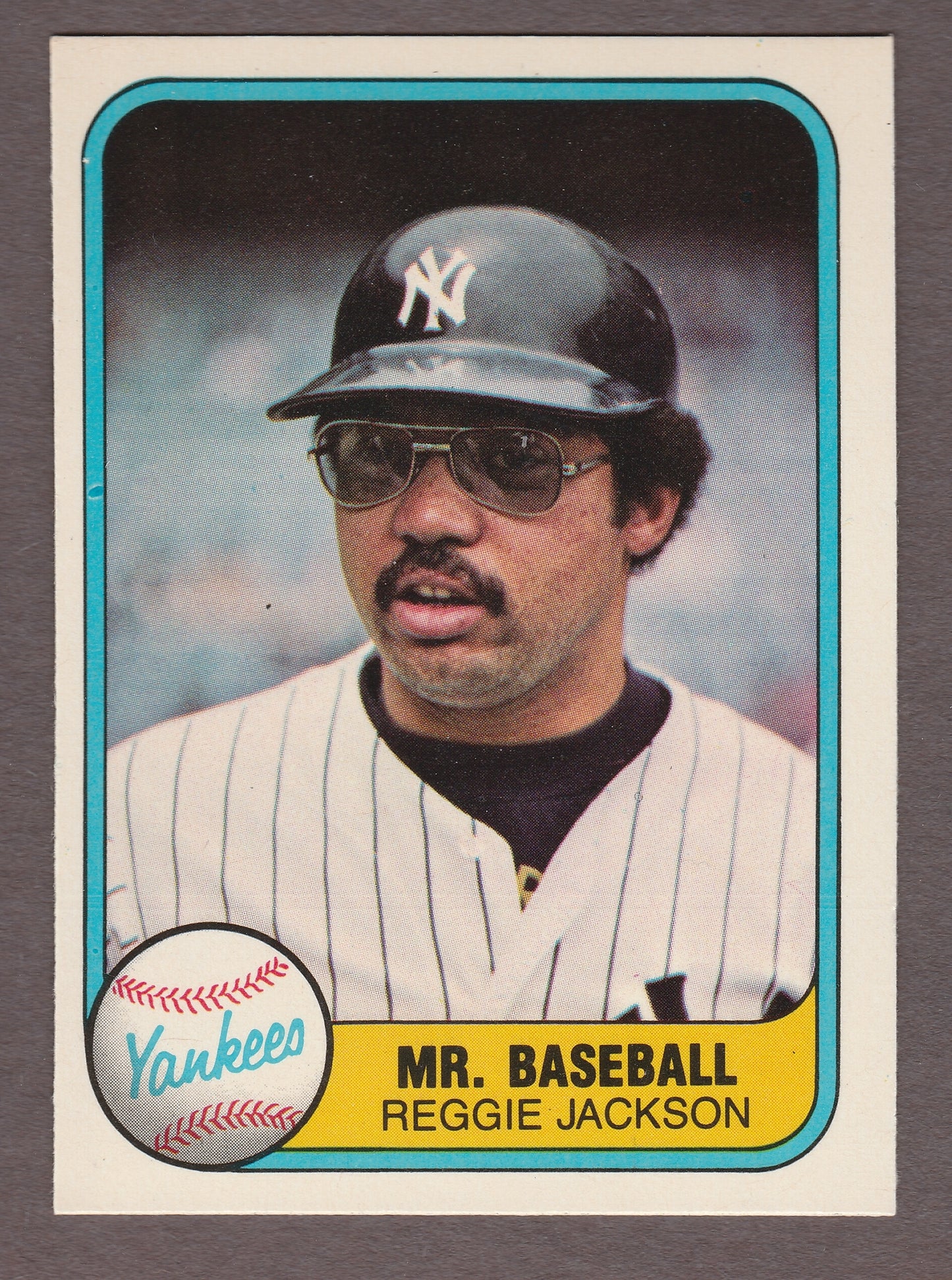 1981 Fleer REGGIE JACKSON 79 ERROR Yankees Near Mint