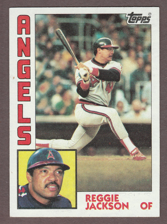 1984 Topps REGGIE JACKSON 100 Angels Near Mint