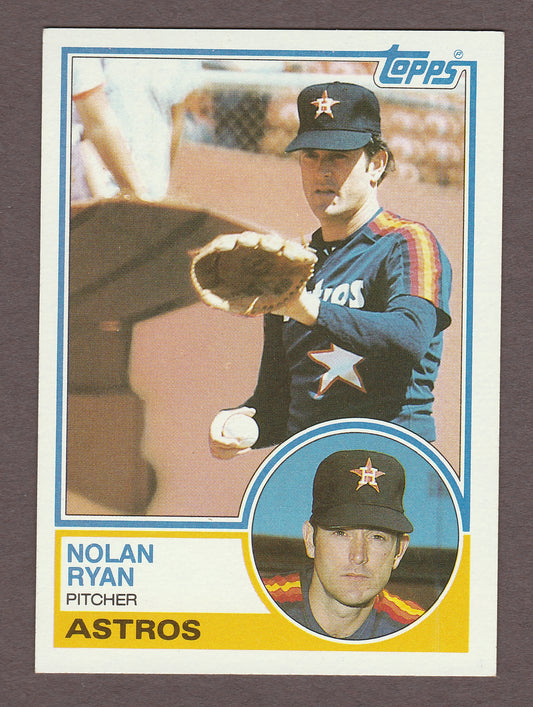 1983 Topps NOLAN RYAN 360 Astros EX-NM