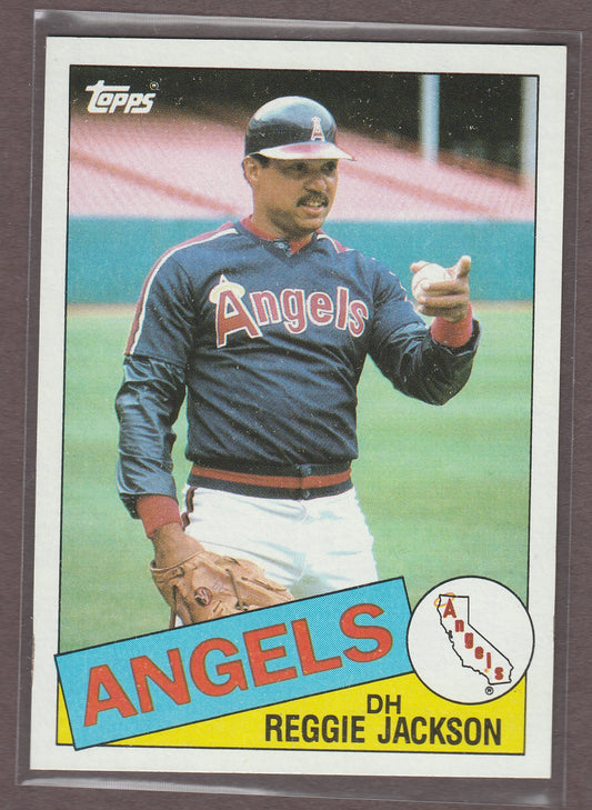 1985 Topps REGGIE JACKSON 200 Angels Near Mint