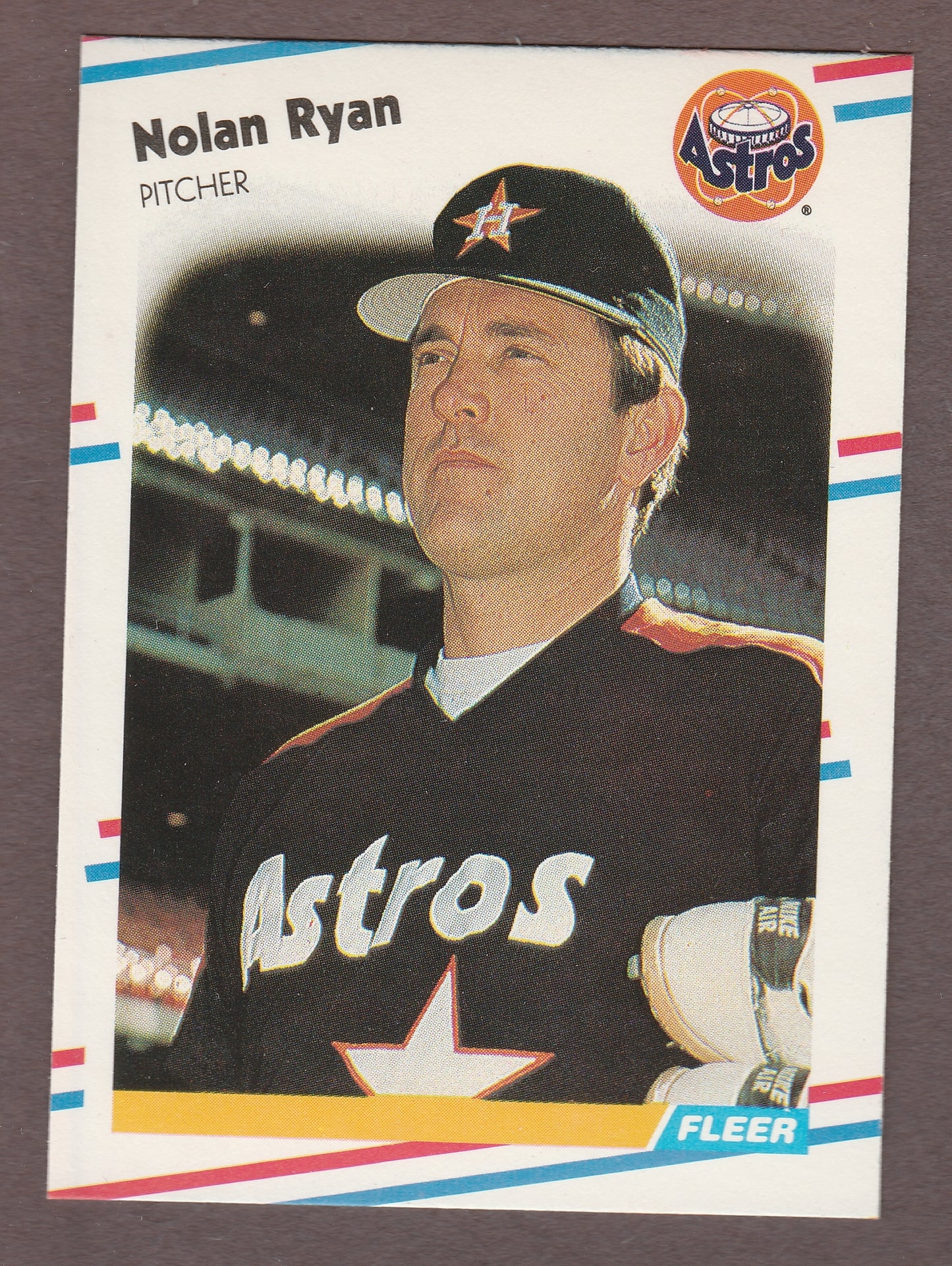 1988 Fleer NOLAN RYAN 455 Astros Near Mint