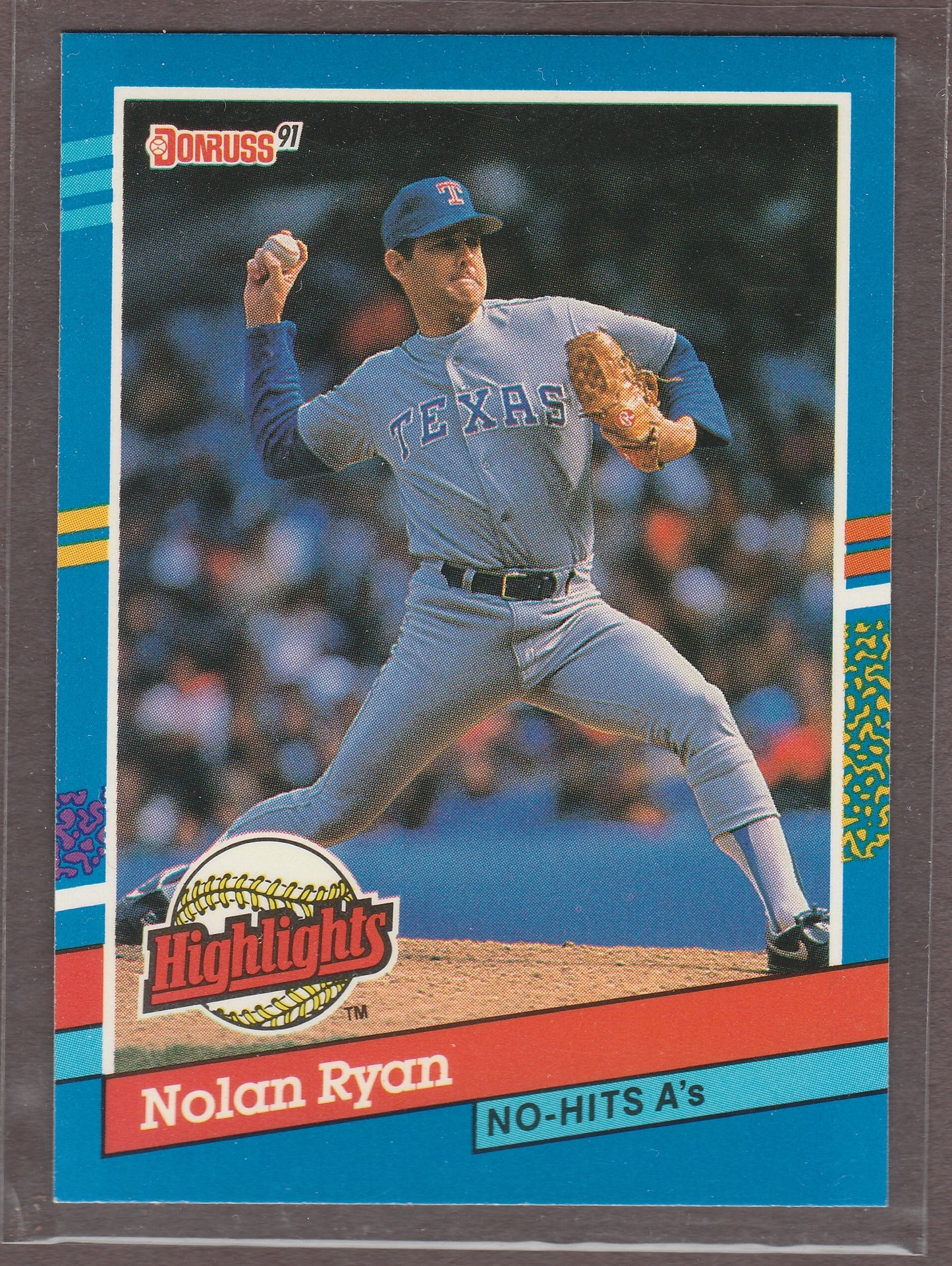 1991 Donruss NOLAN RYAN BC-3 Astros Rangers Near Mint