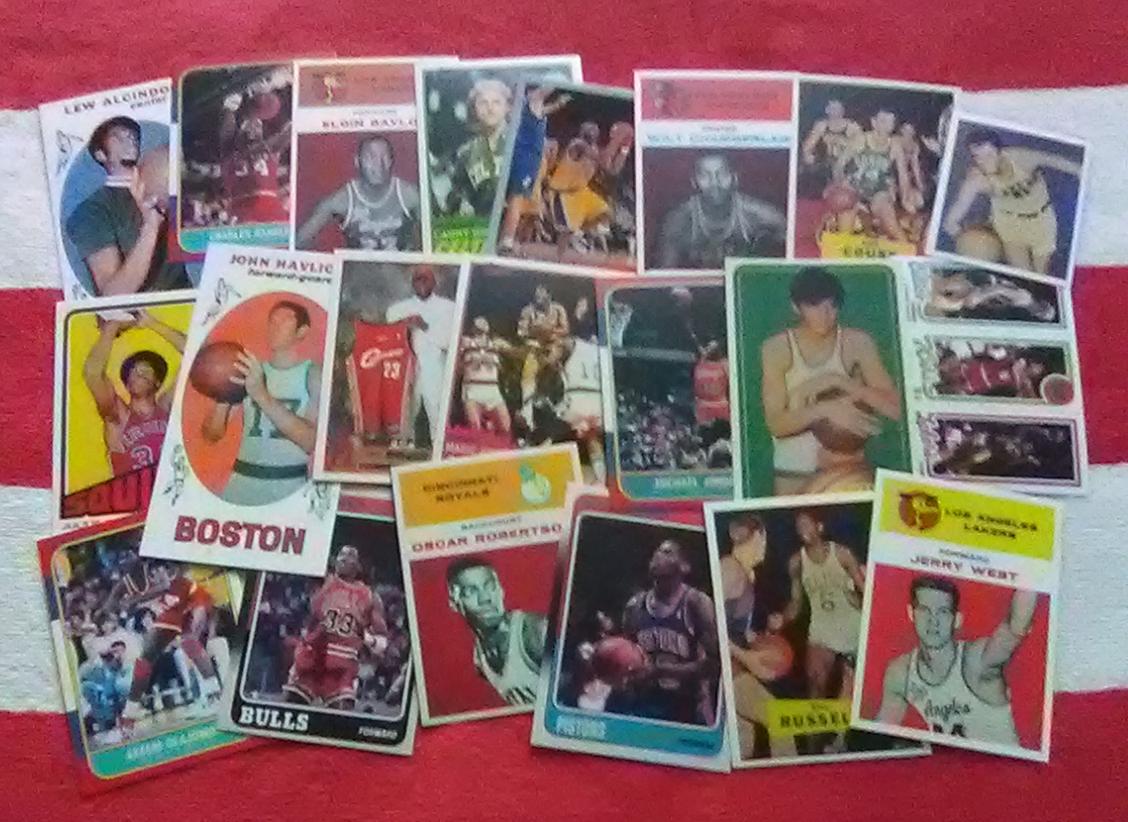 Basketball 20 Card HOF Rookie Reprint Lot of Icons Bird Erving MJ Russell Wilt