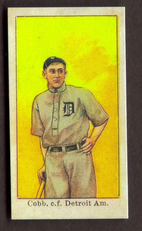 TY COBB Rookie RP Card Tigers RC 1908 E102