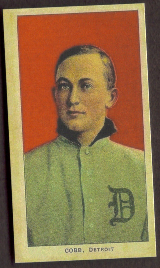 TY COBB RP Card Red Portrait Facs Auto Tigers RC 1909 T206