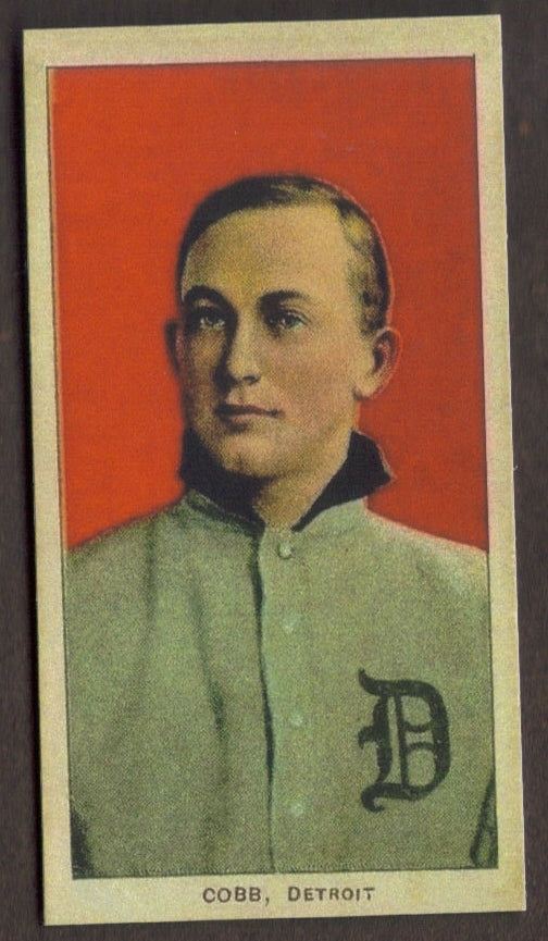 TY COBB RP Card Red Portrait Cobb Tigers RC 1909 T206