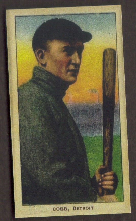 TY COBB RP Card Bat off Shoulder Sweet Caporal Tigers RC 1909 T206