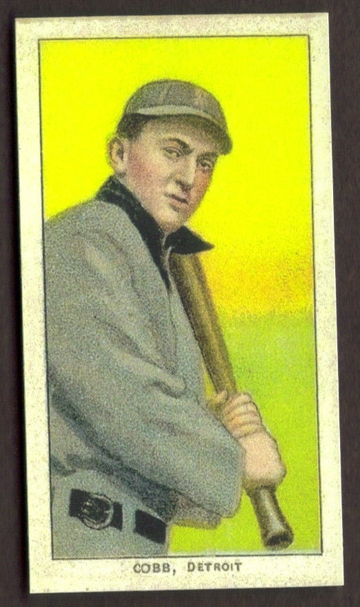 TY COBB RP Card Bat on Shoulder Piedmont Tigers RC 1909 T206