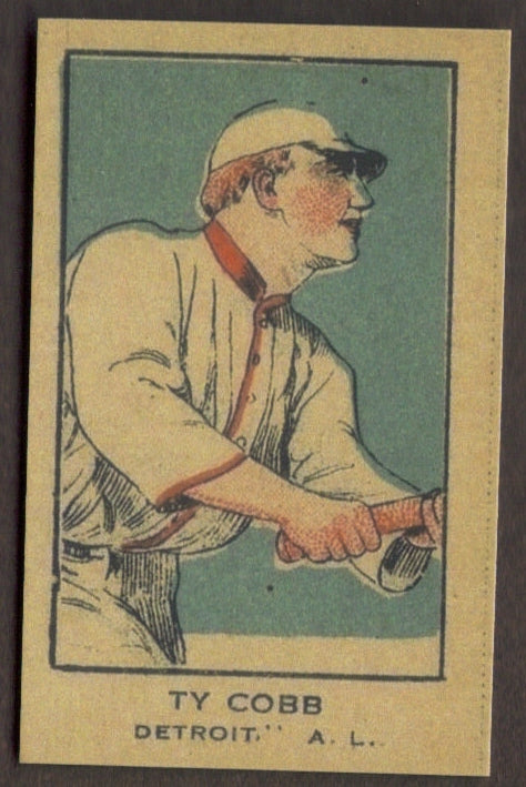 TY COBB RP Stripcard Tigers 1921 W551