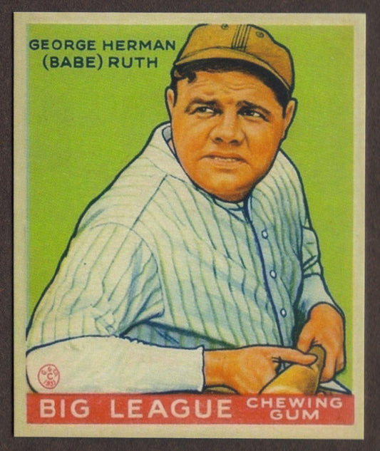 BABE RUTH RP Card 181 Yankees 1933 G