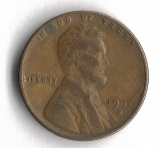 1946 D Lincoln Wheat Cent Penny VG 1