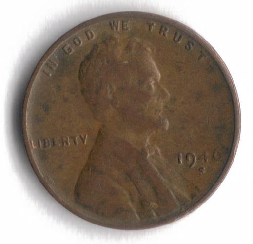 1946 S Lincoln Wheat Cent Penny VG+ 1