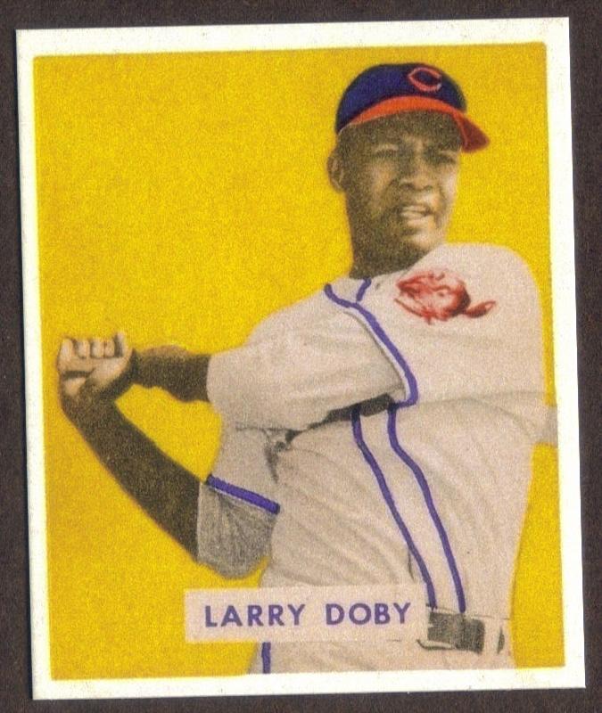 LARRY DOBY Rookie RP Card 233 Indians RC 1949 B