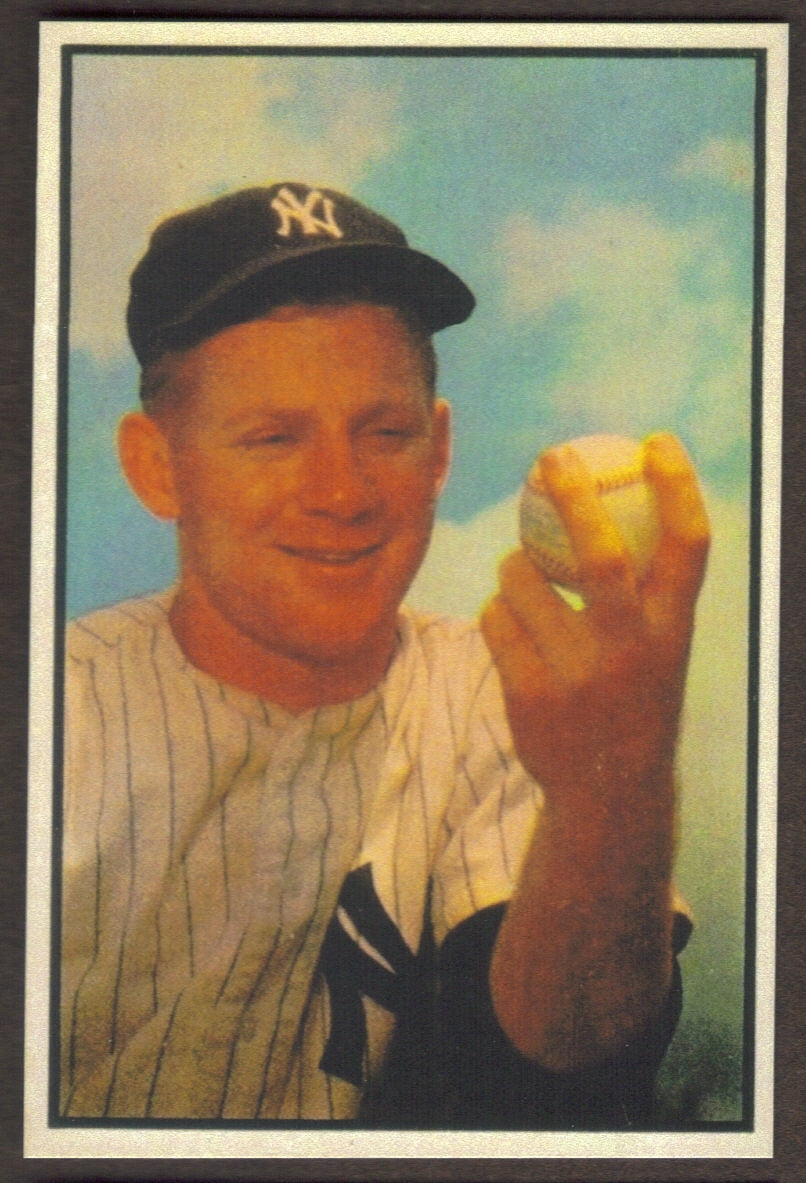 WHITEY FORD RP Card 153 Yankees 1953 B