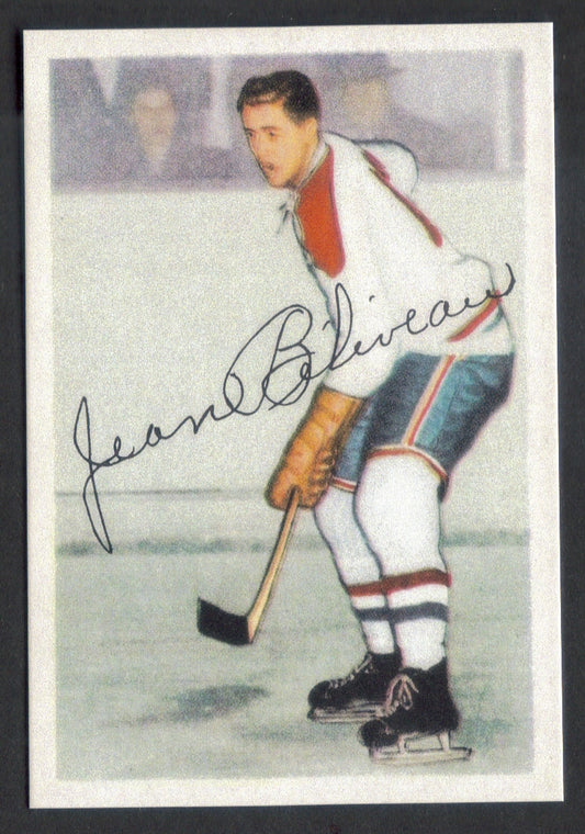 JEAN BELIVEAU Rookie RP Card 27 Canadiens RC 1953 PH