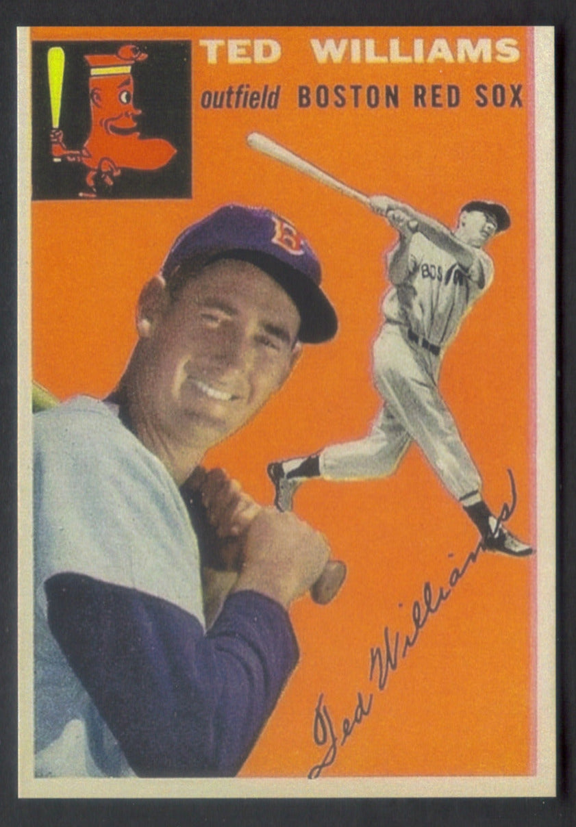 TED WILLIAMS RP Card 1 Red Sox 1954 T