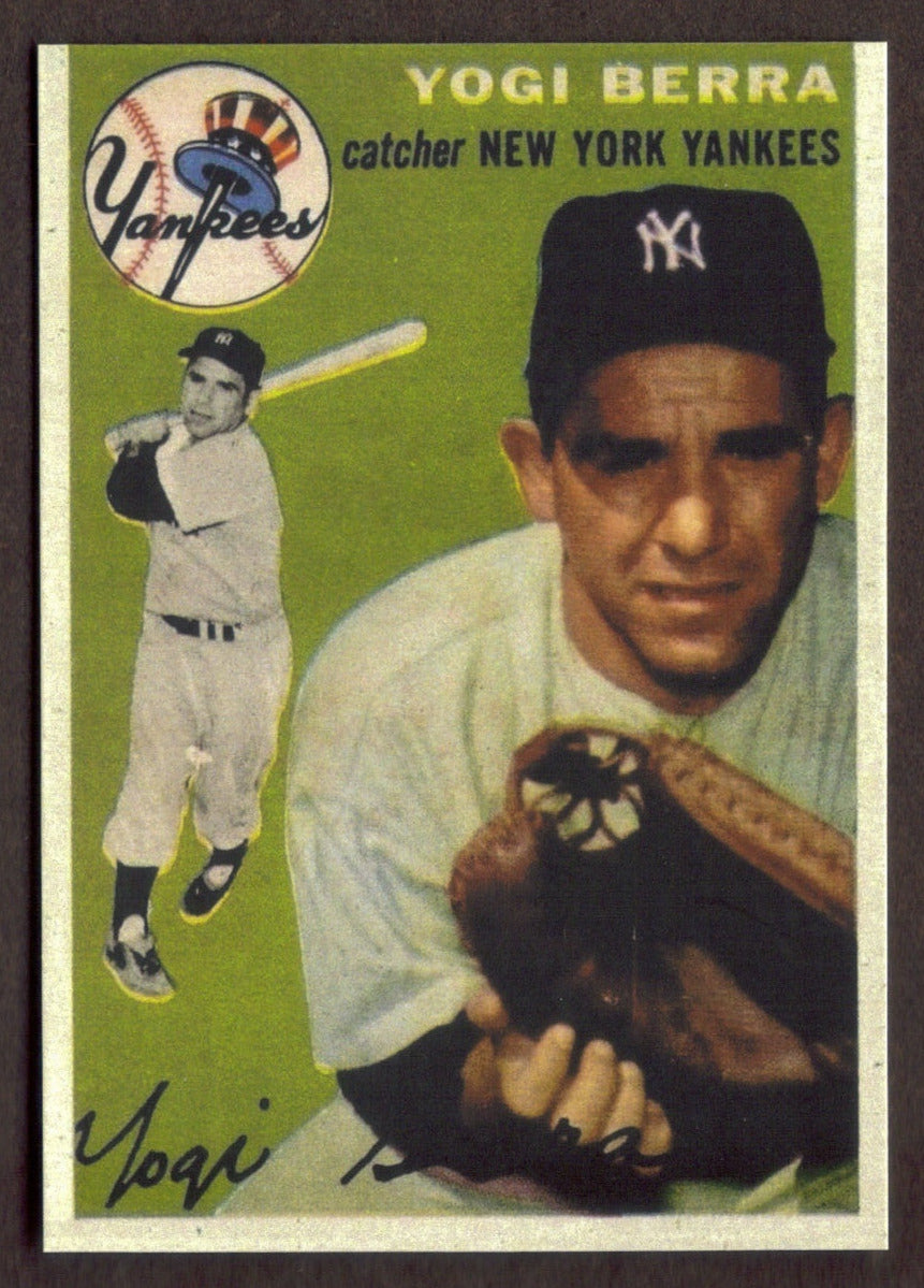 YOGI BERRA RP Card 50 Yankees 1954 T