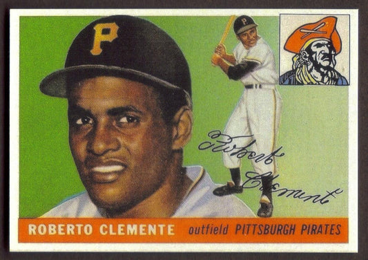 ROBERTO CLEMENTE Rookie RP Card 164 Pirates RC 1955 T