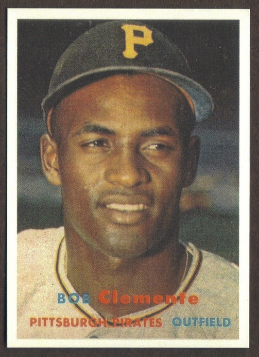 Bob ROBERTO CLEMENTE RP Card 76 Pirates 1957 T